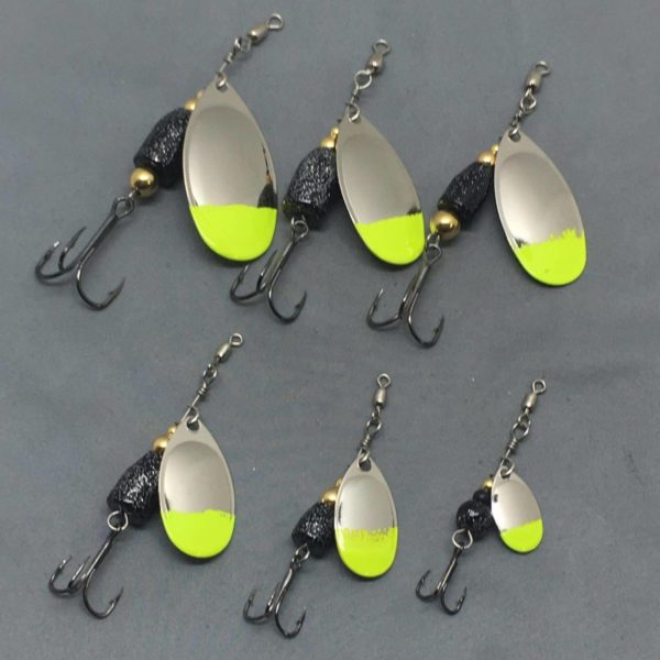 MJ Chartreuse NWEO Tactical Tackle Spinners