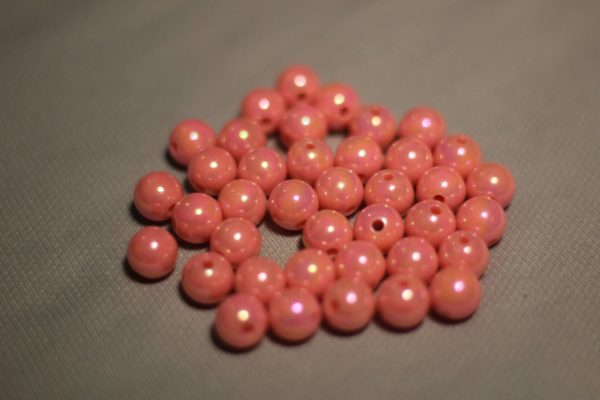 Pink Pearl Fishing Beads